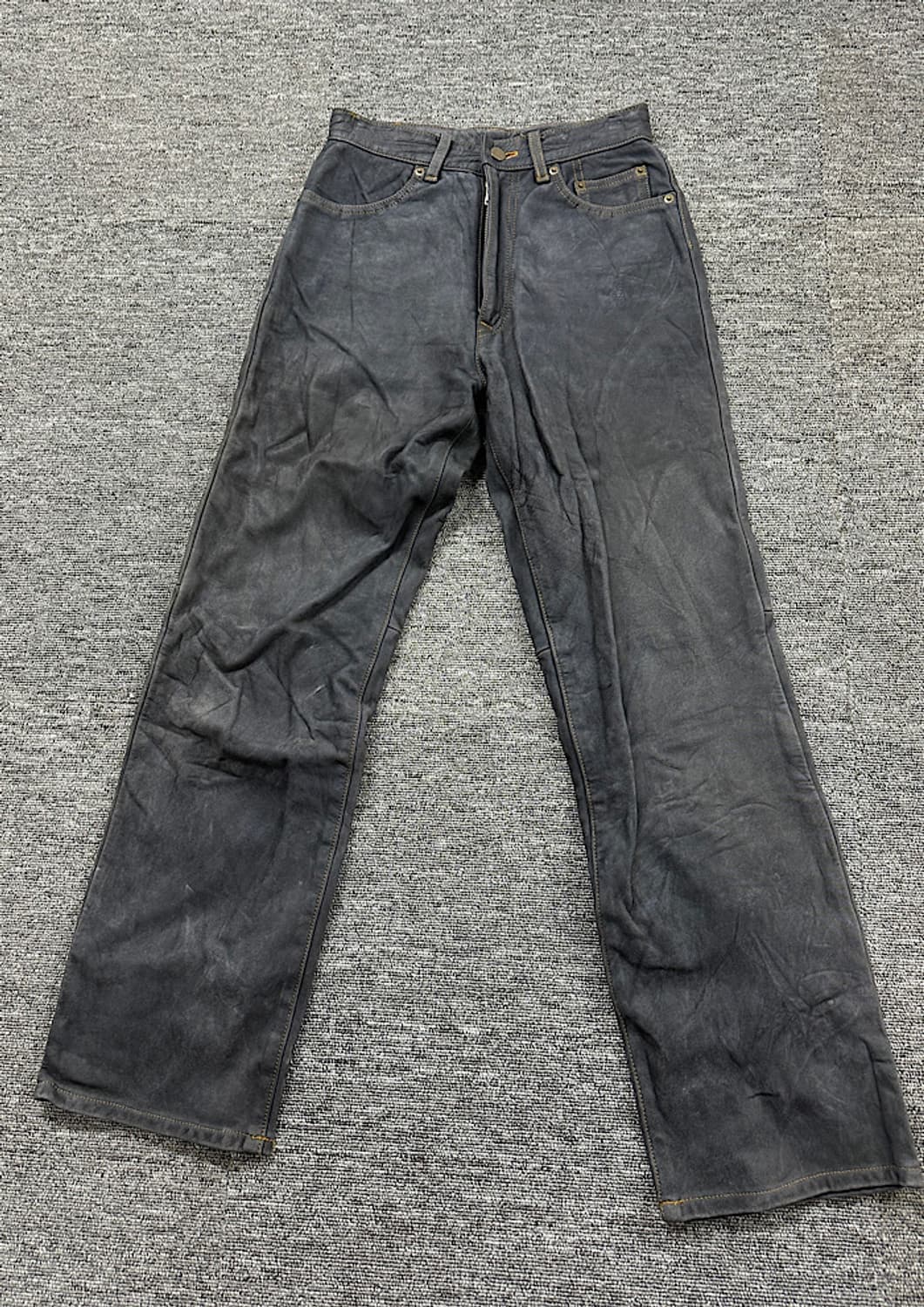 쿠시타니 빈티지 가죽 팬츠  상품이미지1