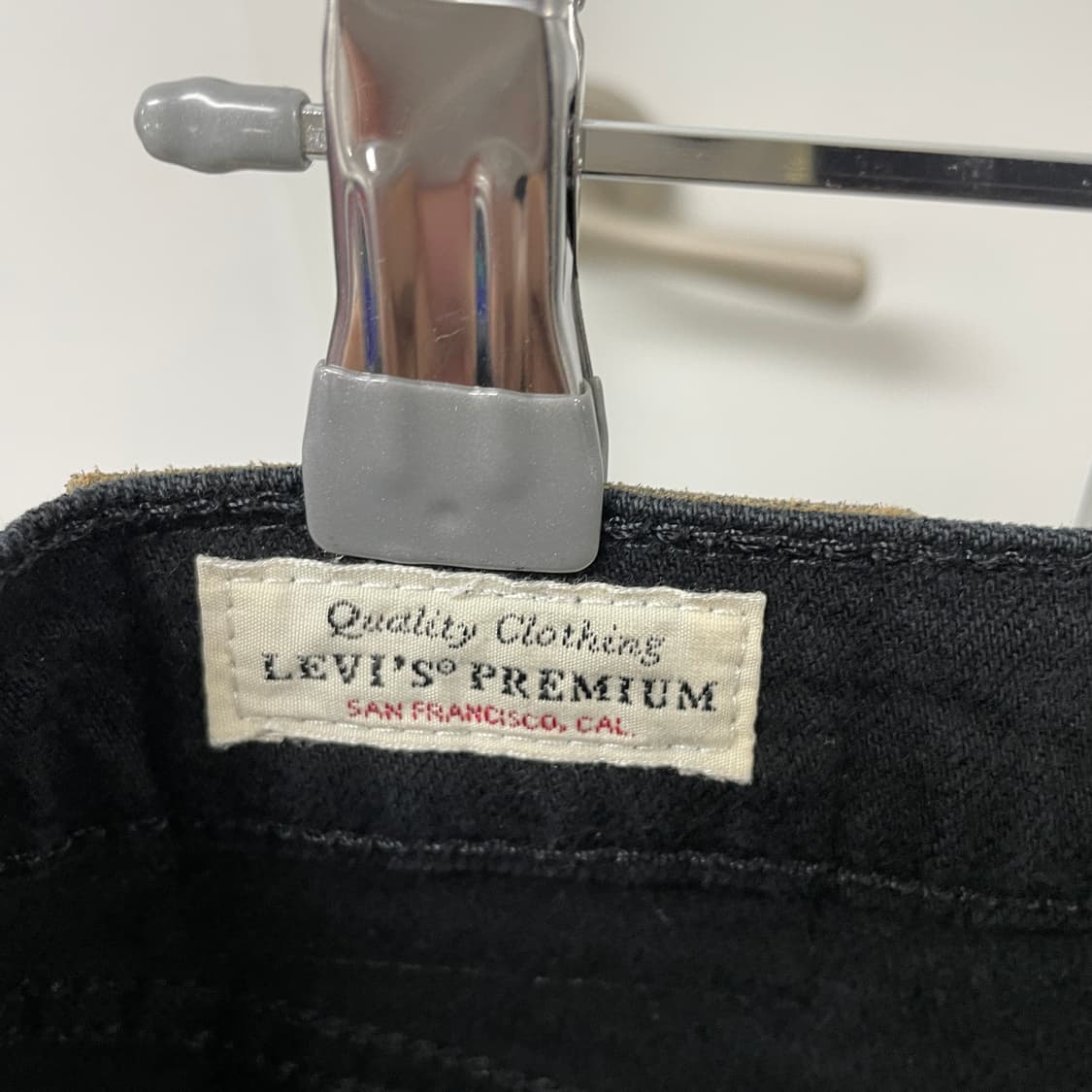 리바이스 501 블랙 데님 팬츠 W29 상품이미지6