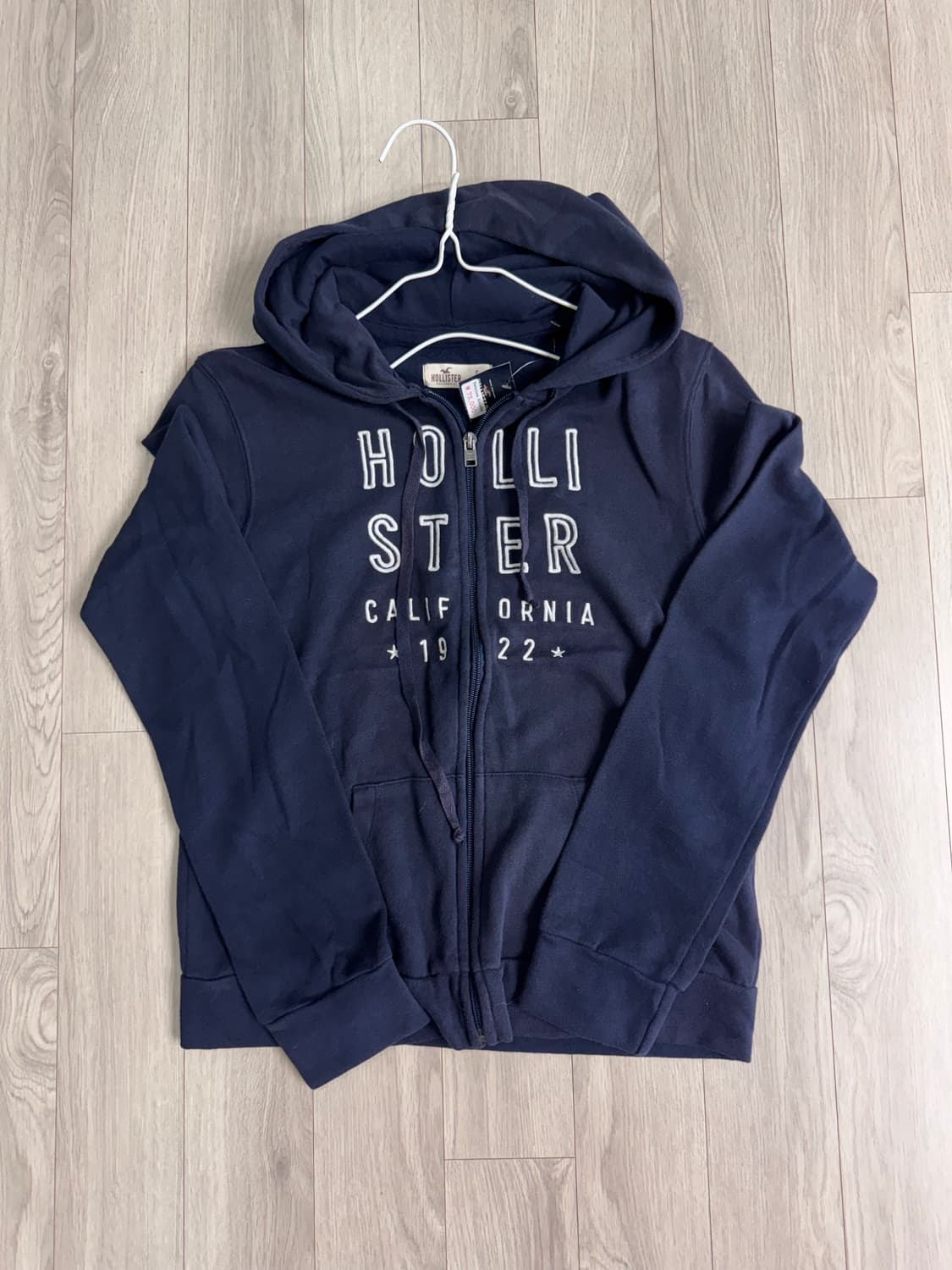 홀리스터 네이비 슬림핏 후드집업 상품이미지1
