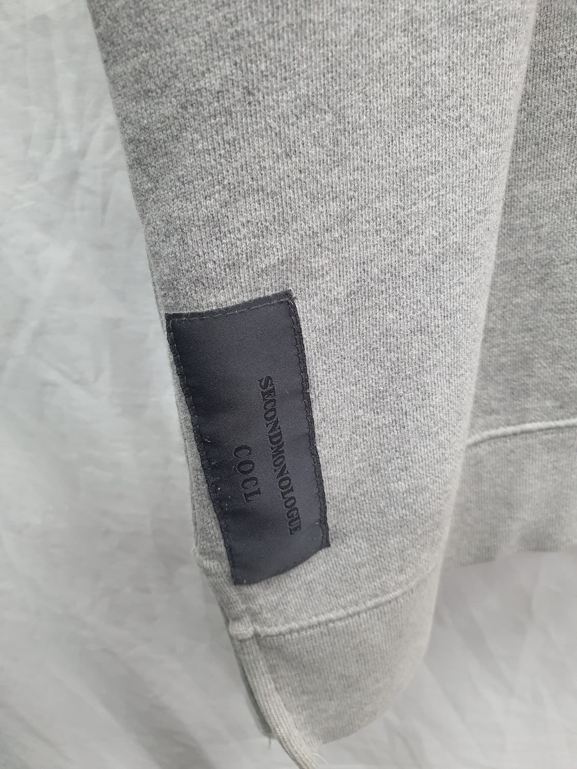 Second Monologue 회색 오버핏 맨투맨 M (105) 상품이미지4