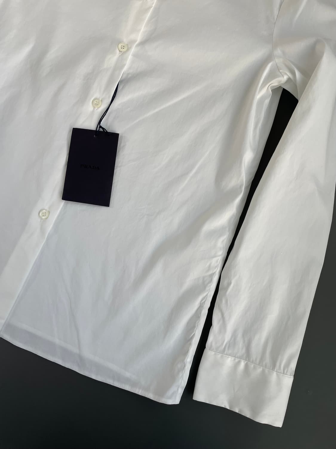 [38] 프라다 여성 포플린 코튼 셔츠 [새상품] 상품이미지7