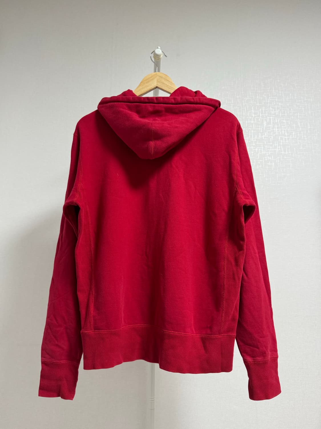 나이키 로고 버건디 후드집업 L 상품이미지2