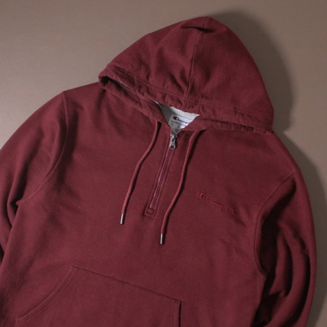 Champion 챔피온 버건디 기모 후드 티  상품이미지2