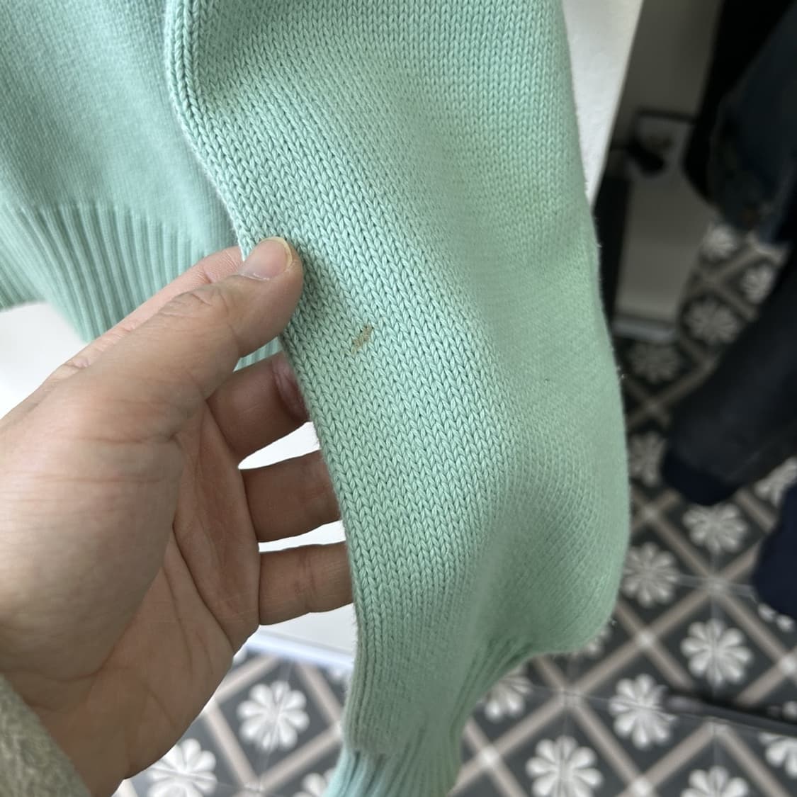 15841 - 아미 민트 빅하트 니트 상품이미지4