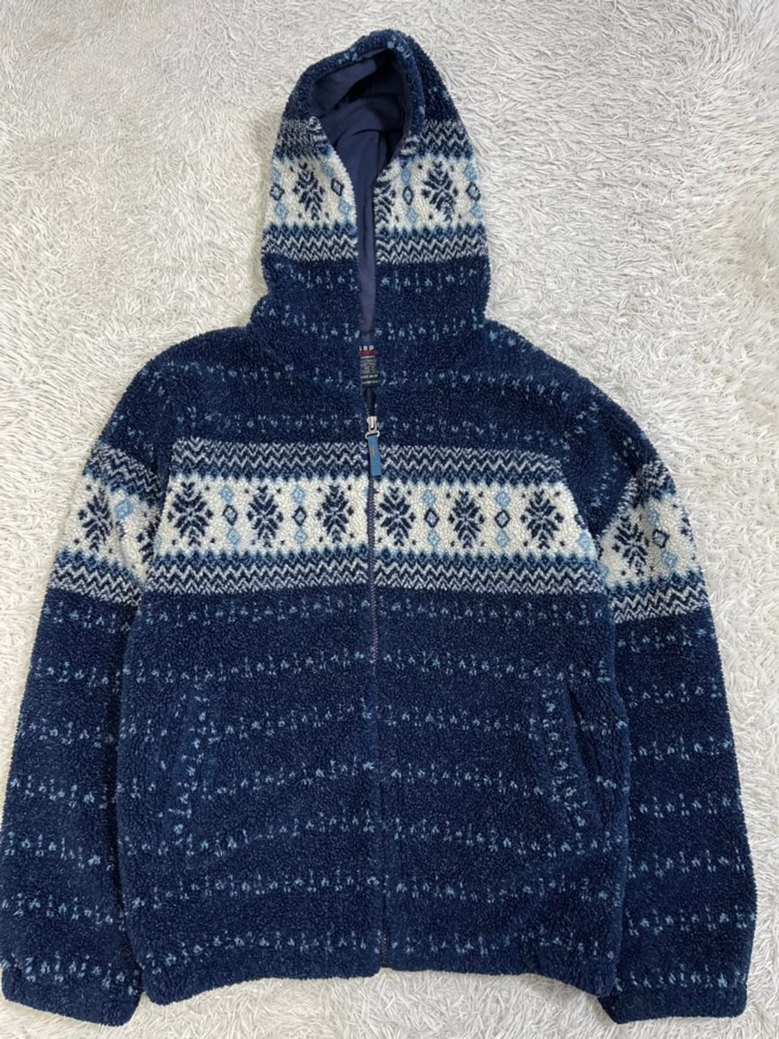 빈티지 노르딕 후리스 후디 자켓/#2877 상품이미지1