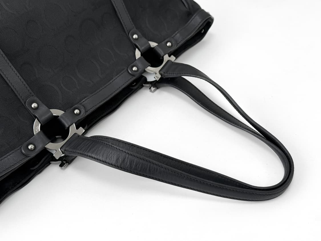  Ferragamo Gancini Jacquard Tote Bag  상품이미지5