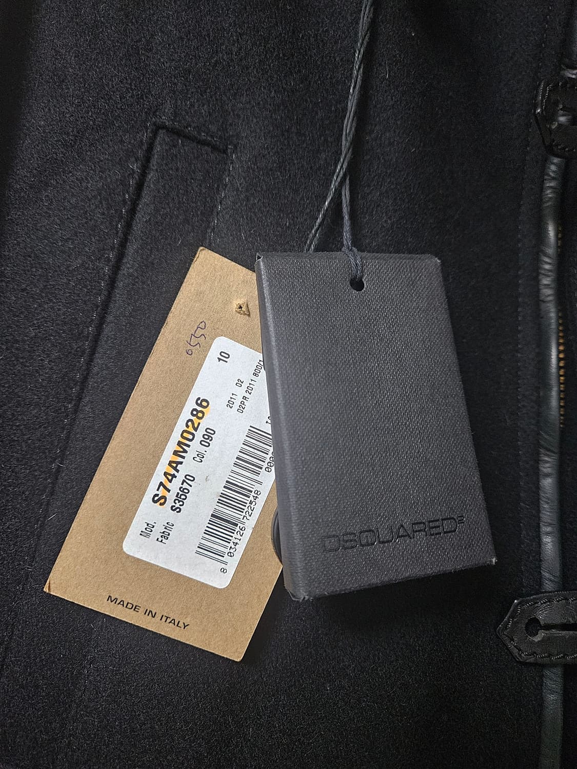 [새상품] 디스퀘어드2 모직 점퍼 상품이미지5