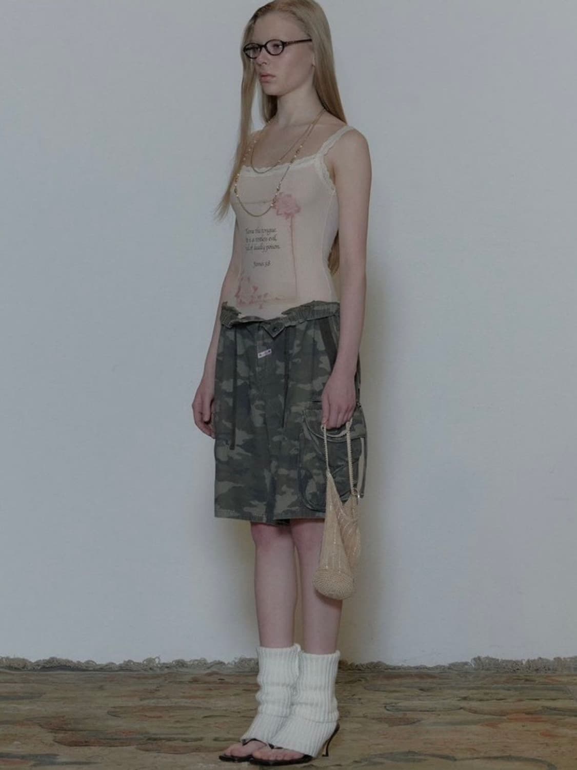 스컬프터 카모 버뮤다 Twill Cargo Half Pants Camo 상품이미지6