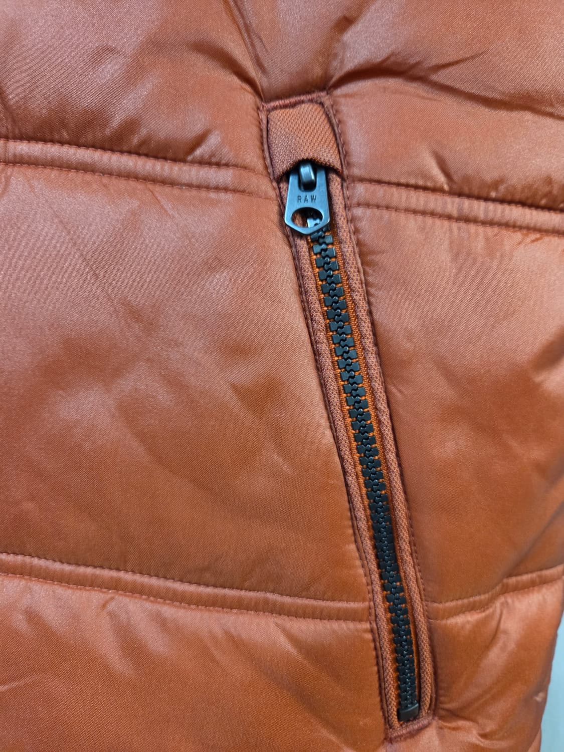 G-Star RAW 오렌지 패딩 조끼(S)남여공용 상품이미지4