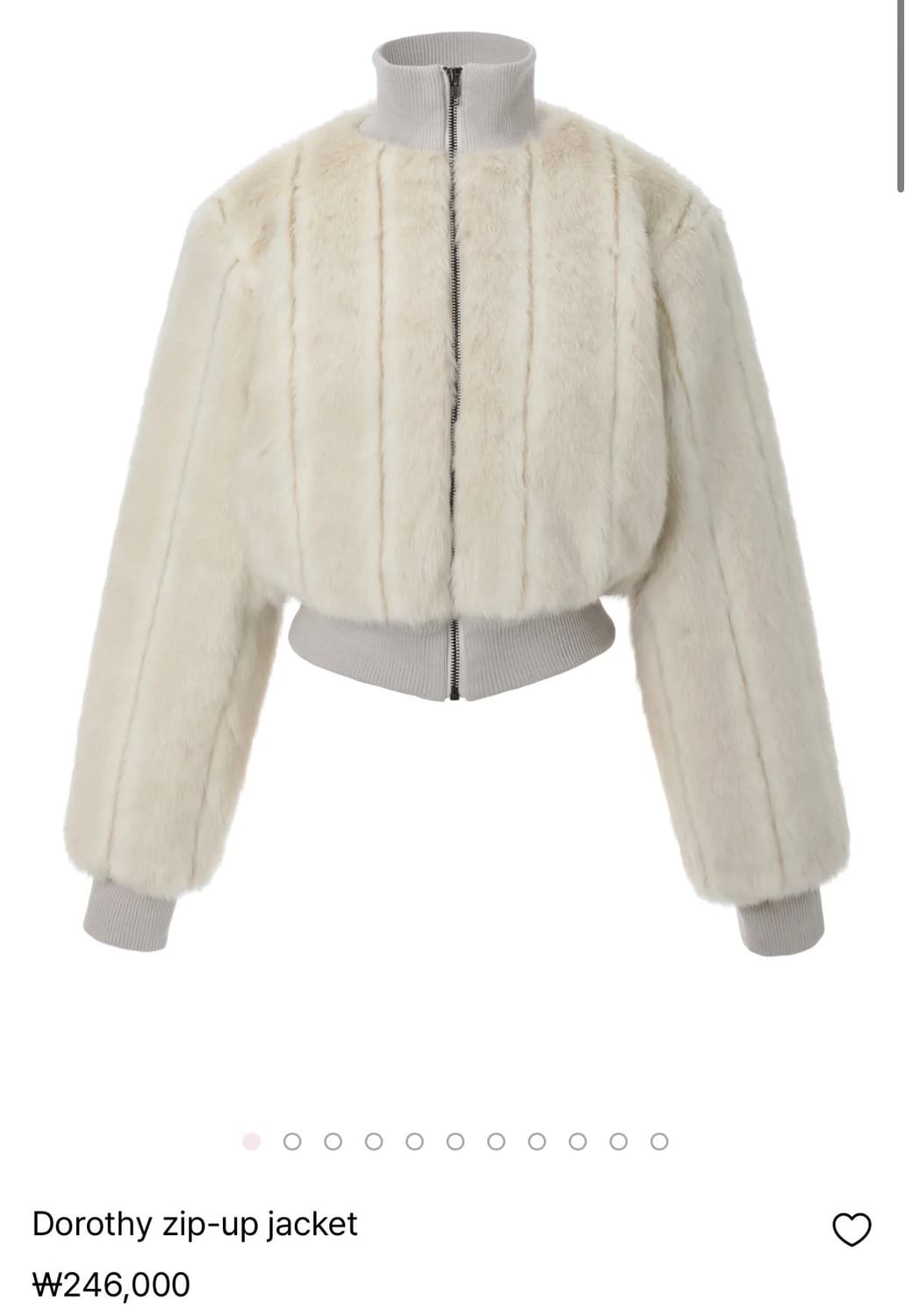 쓰리타임즈 dorothy zip-up jacket 도로시 집업 자켓 상품이미지1