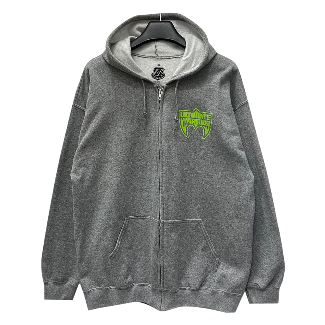 WWE 레전드 얼티밋 워리어 마스크 플리스 후드 집업 XL 상품이미지2