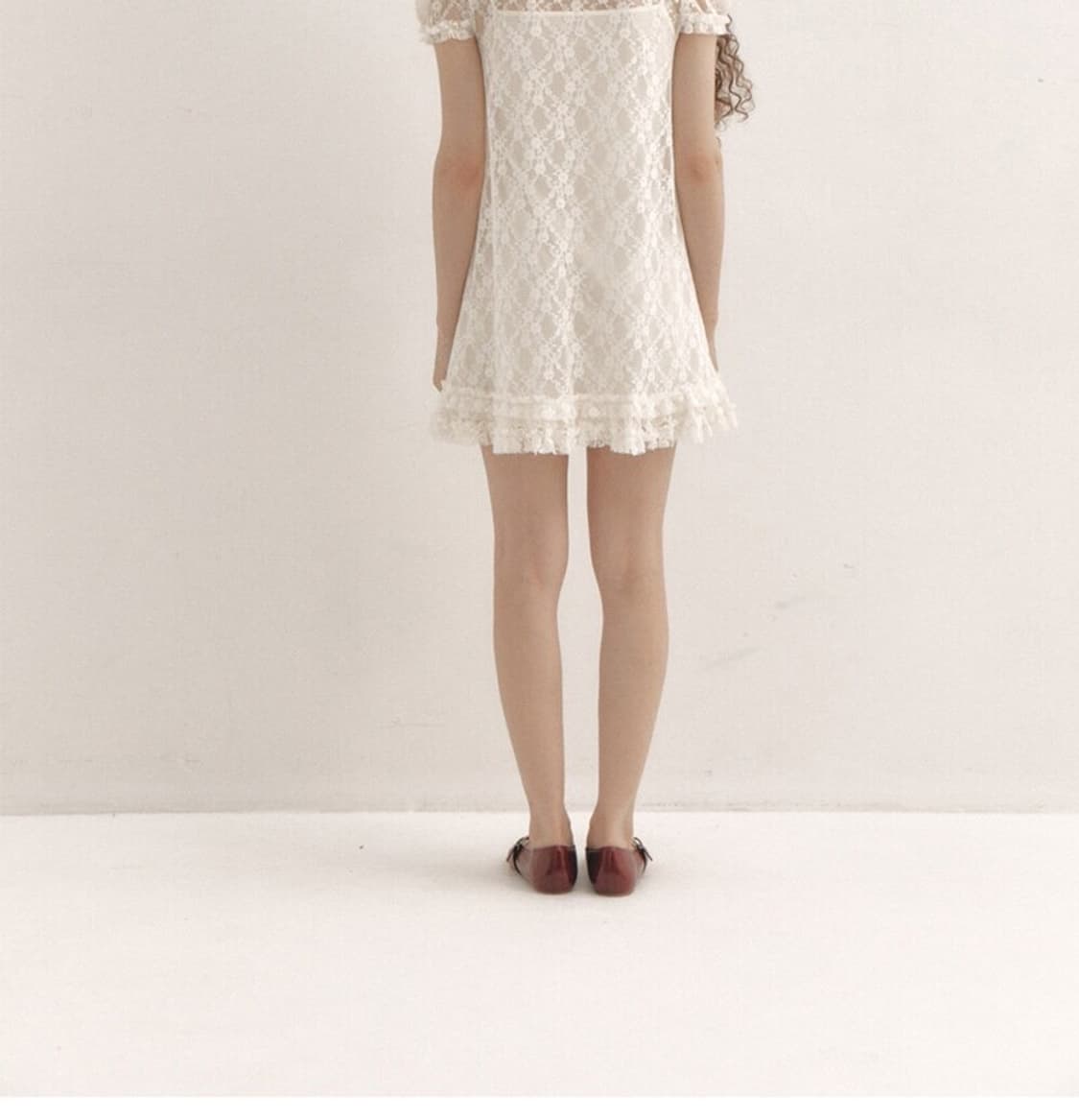 (새상품) 플로움 레이스 드레스 원피스 s사이즈 상품이미지4