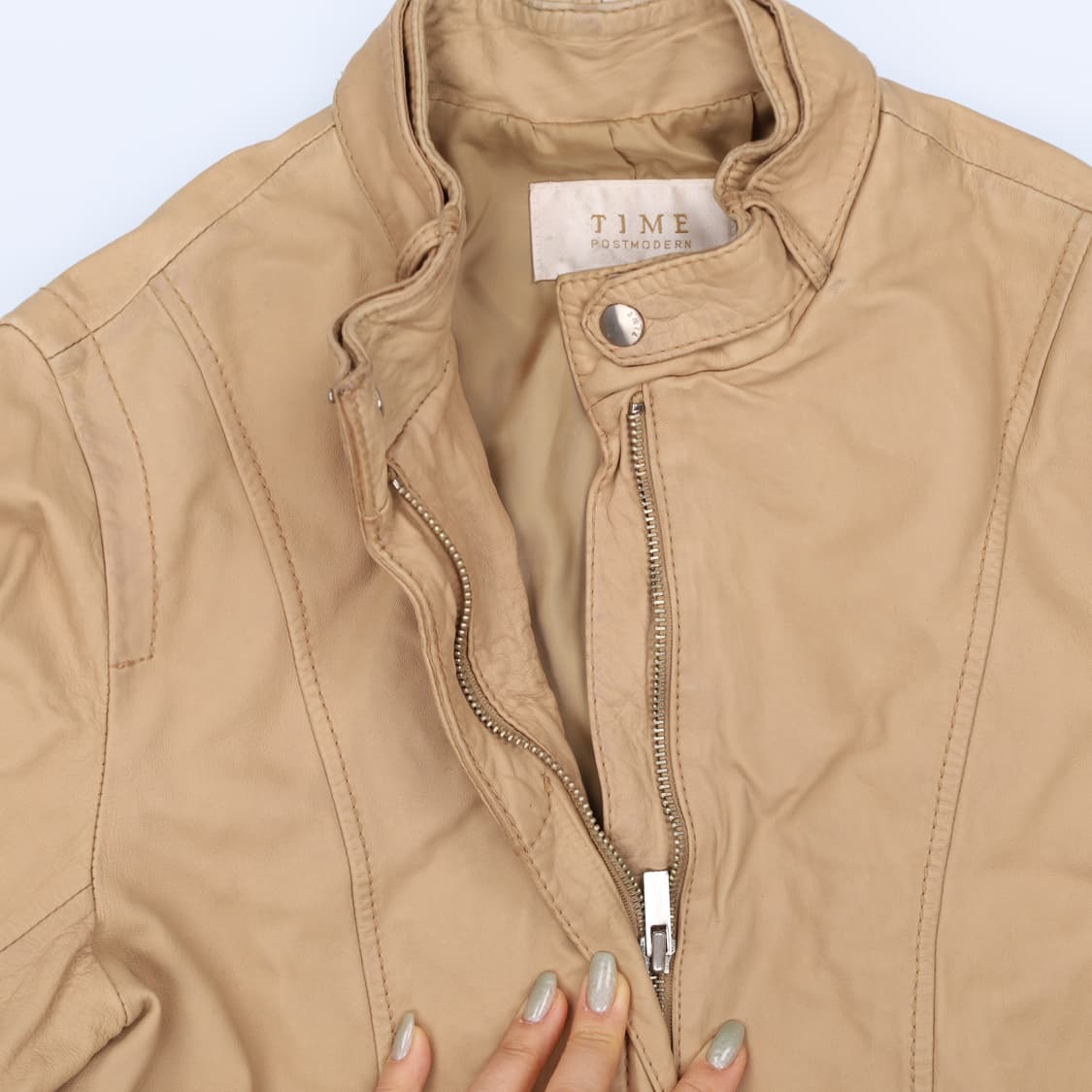 [82] 타임 한섬 여성 라이더 싱글 양가죽 자켓 0114J 상품이미지4