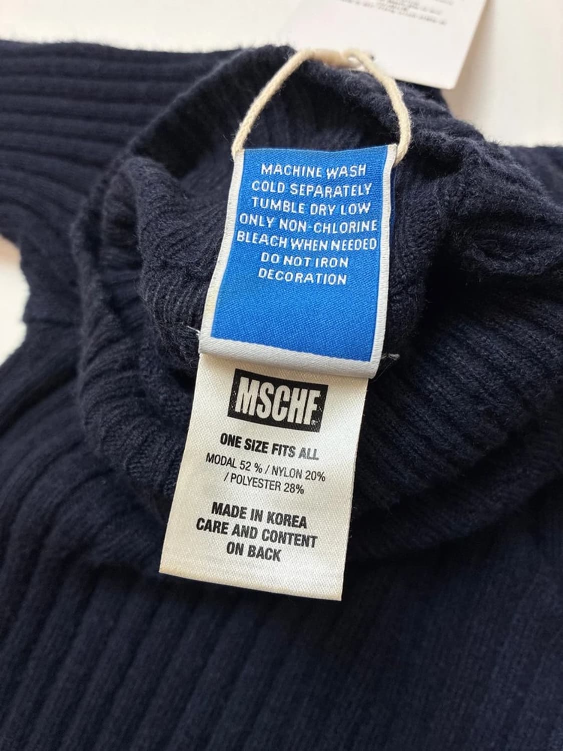 미스치프 16FW 터틀넥 롱슬리브 니트 PN5122 상품이미지8