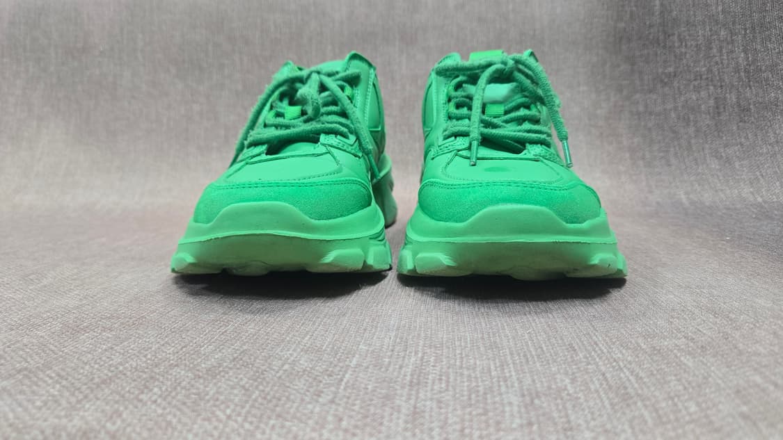 자라 245mm-  그린색 스니커즈 운동화 상품이미지3