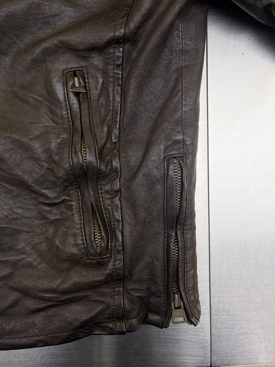 리바이스 캐피탈 E 카페 레이서 레더 자켓 상품이미지6