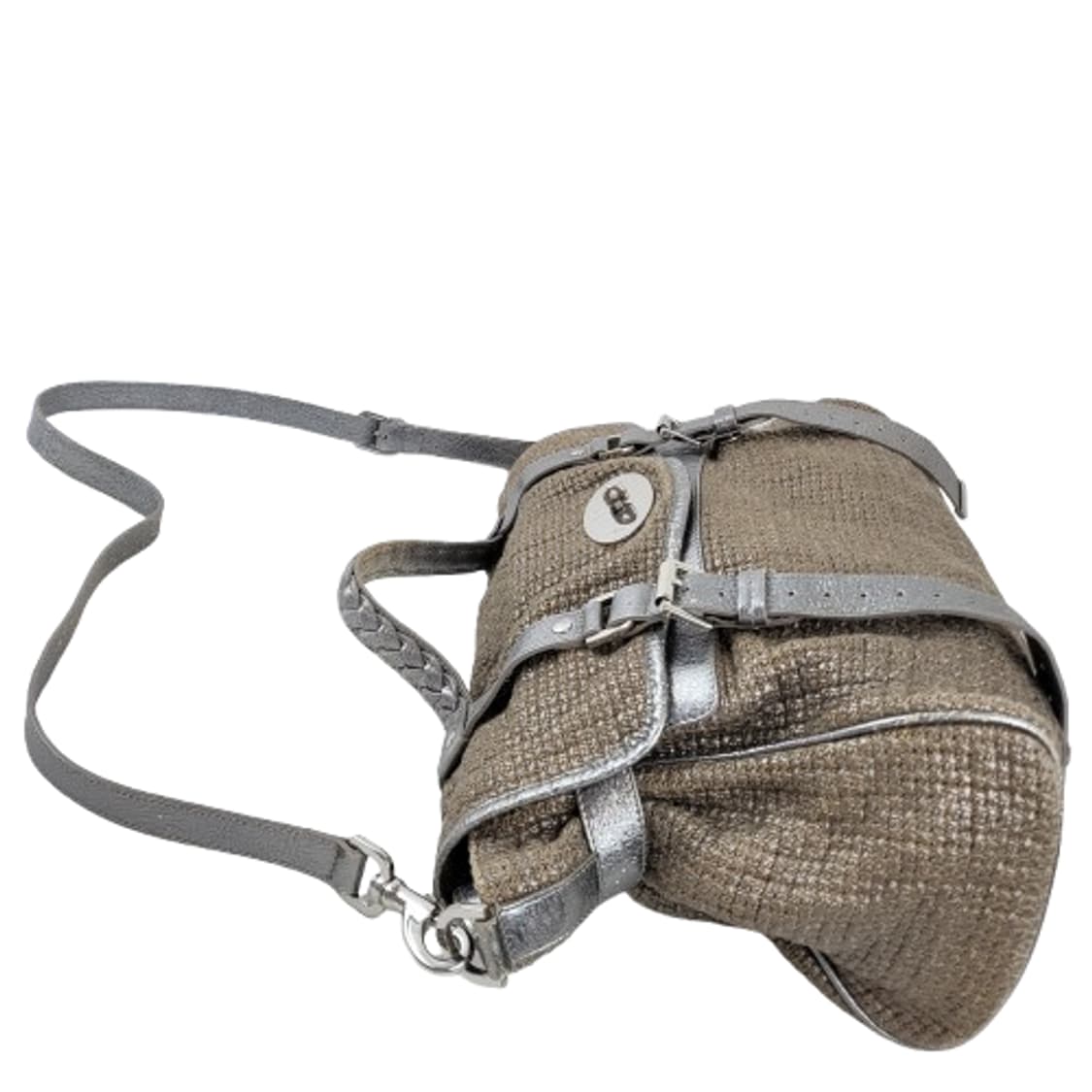 정품 멀버리 알렉사 메탈릭 실버 트위드 컬렉션 한정판 상품이미지5