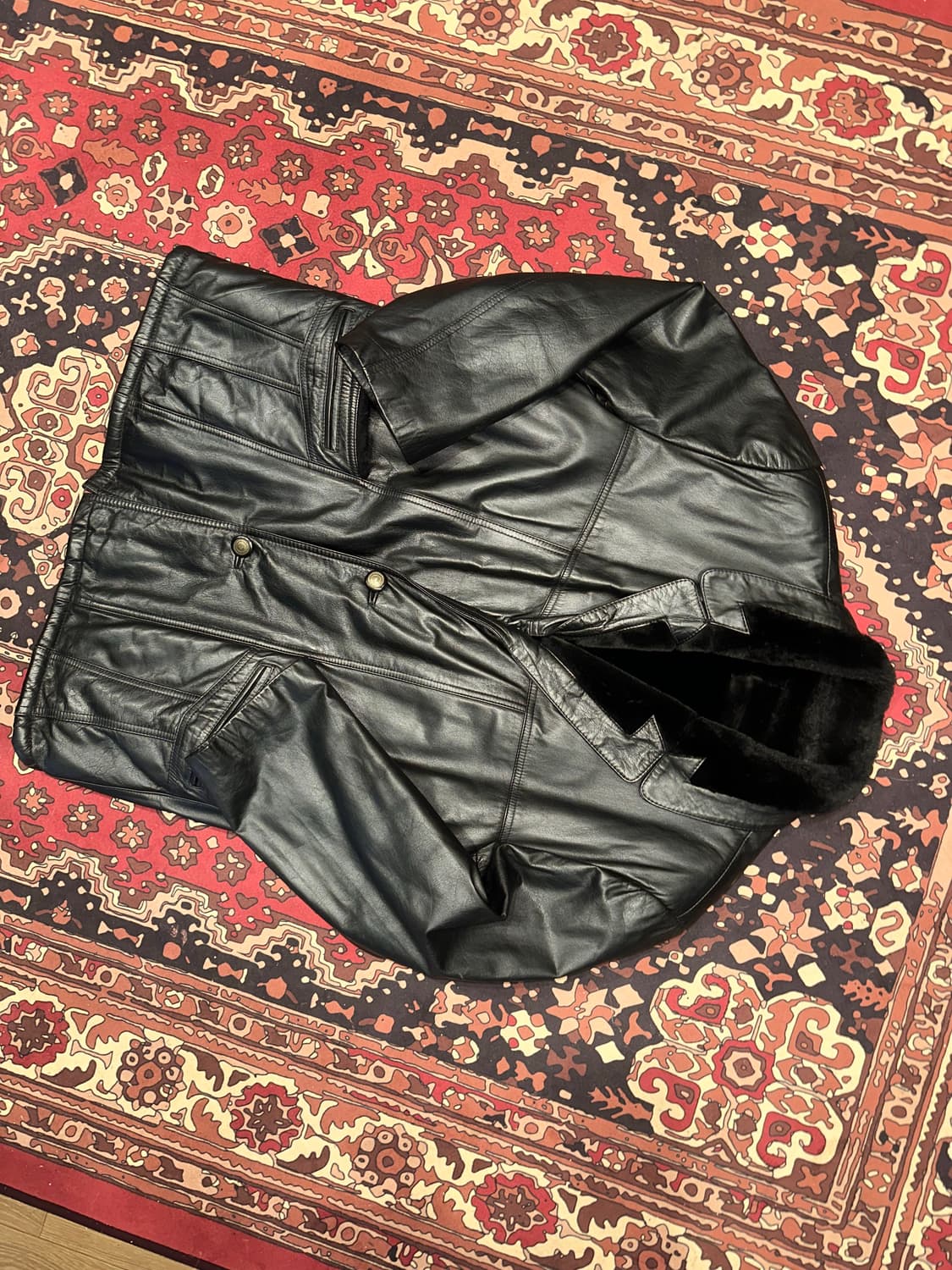 ( XL ) 가죽자켓 가죽코트 가죽카코트 워크웨어 남성무스탕 b3무스탕 상품이미지5