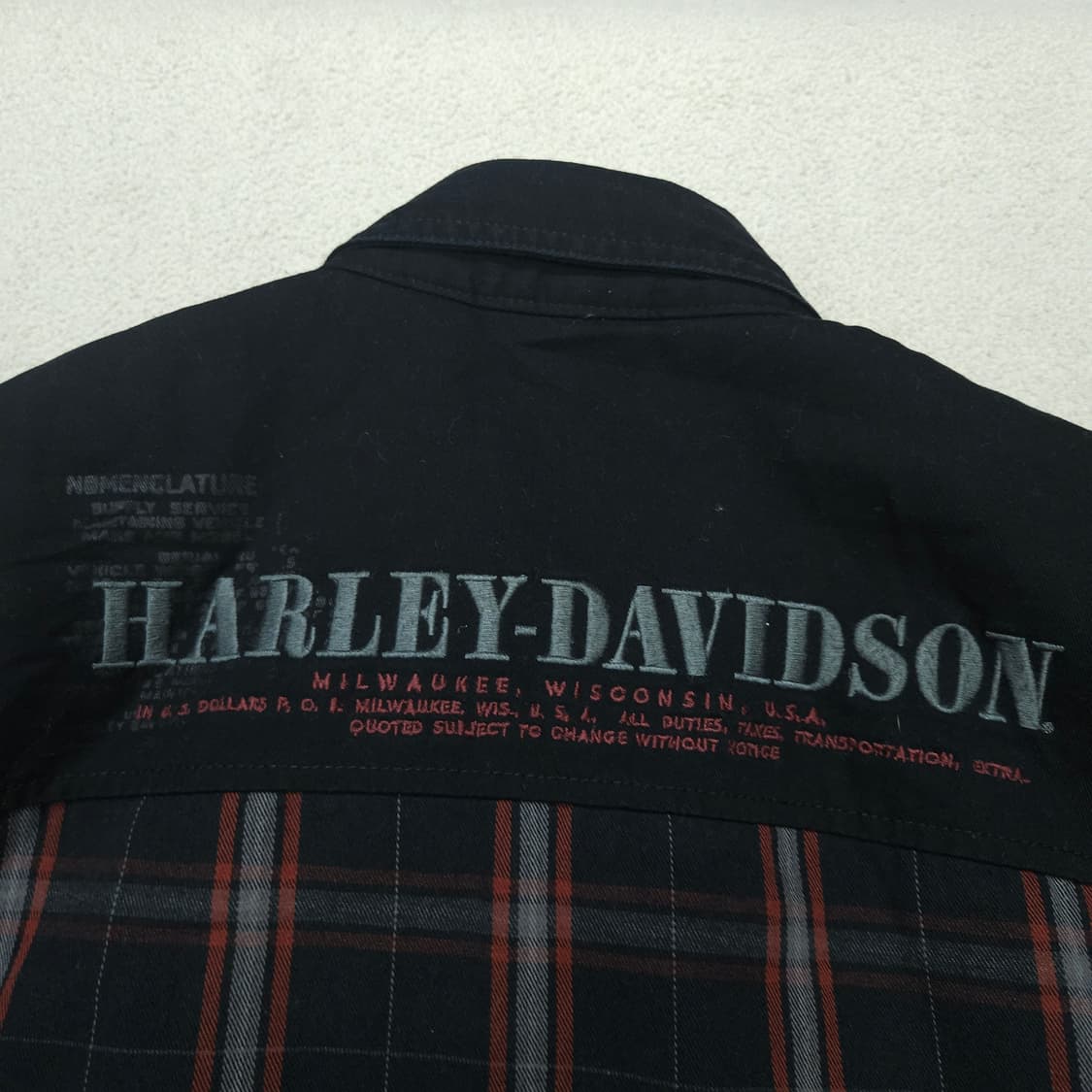 할리데이비슨 쉐르파 플란넬 자켓 M 상품이미지4