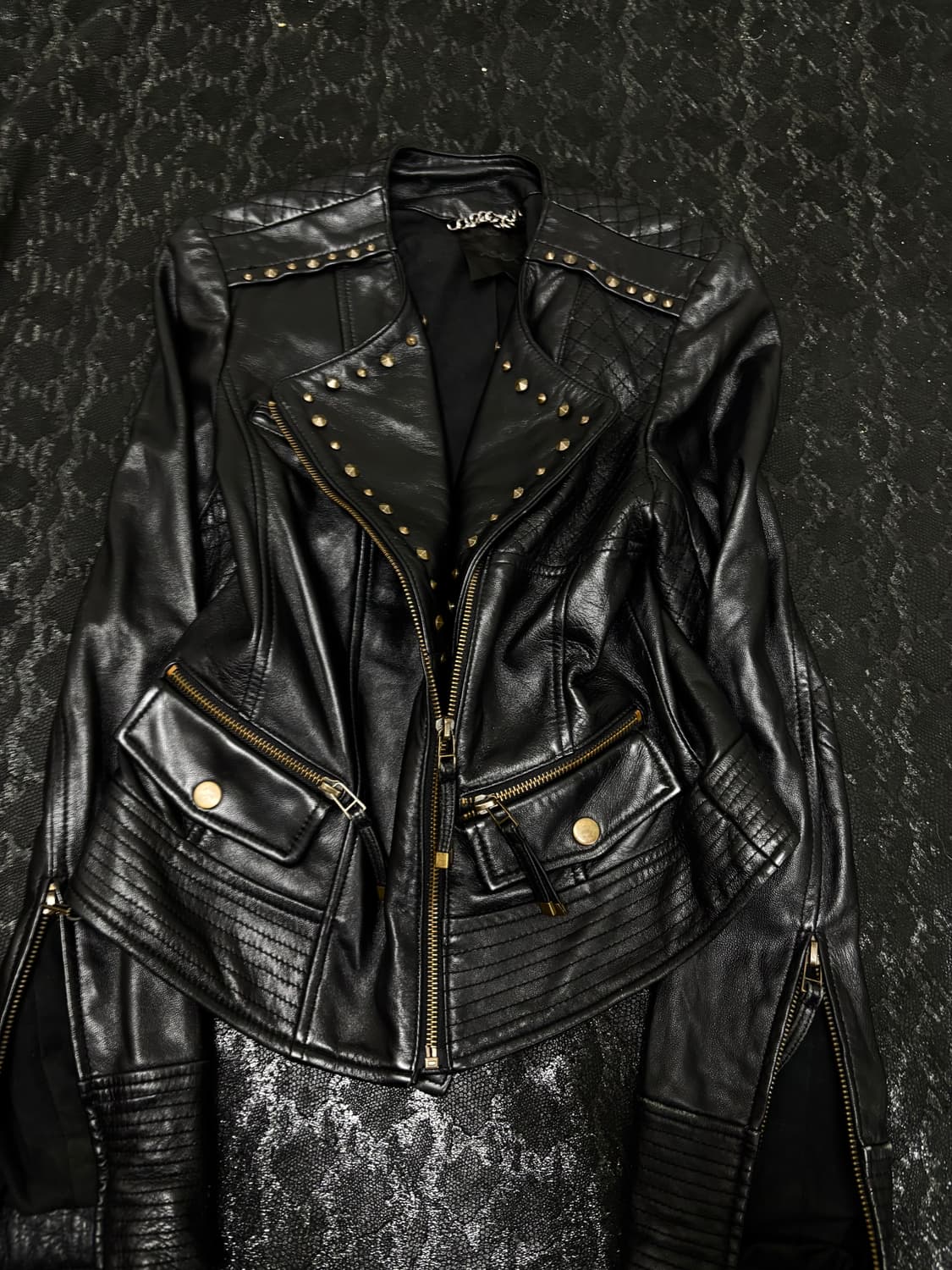 “Vintage”00’s RockChic Studded Sheepskin 상품이미지3
