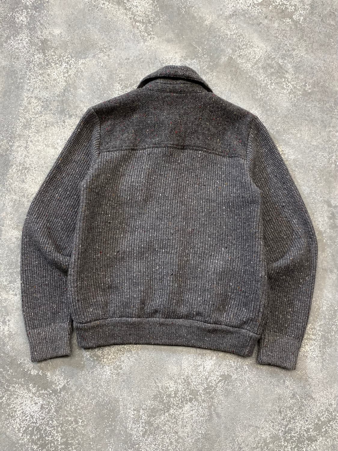 [M] 90s Pierre Cardin 빈티지 울 니트 집업 자켓 상품이미지5