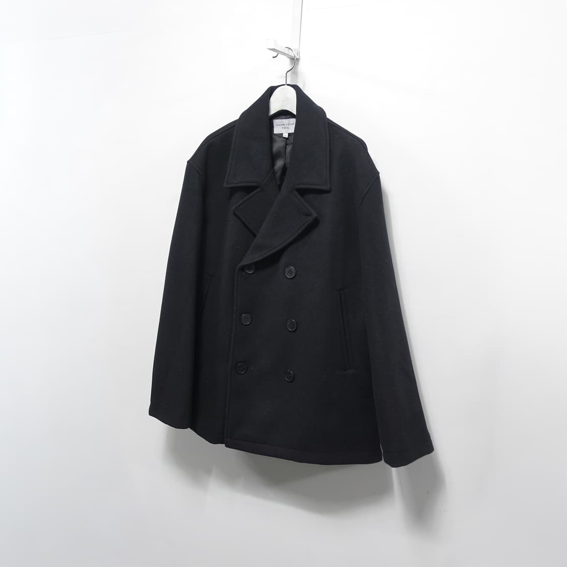 [L] 커스텀어클락 하프 더블 피코트 상품이미지3