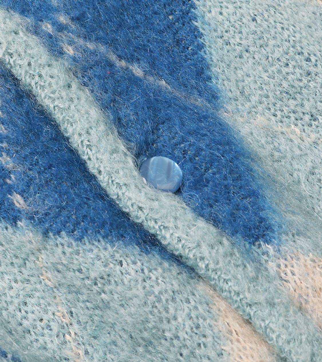 NEEDLES - ARGYLE MOHAIR CARDIGAN 상품이미지6