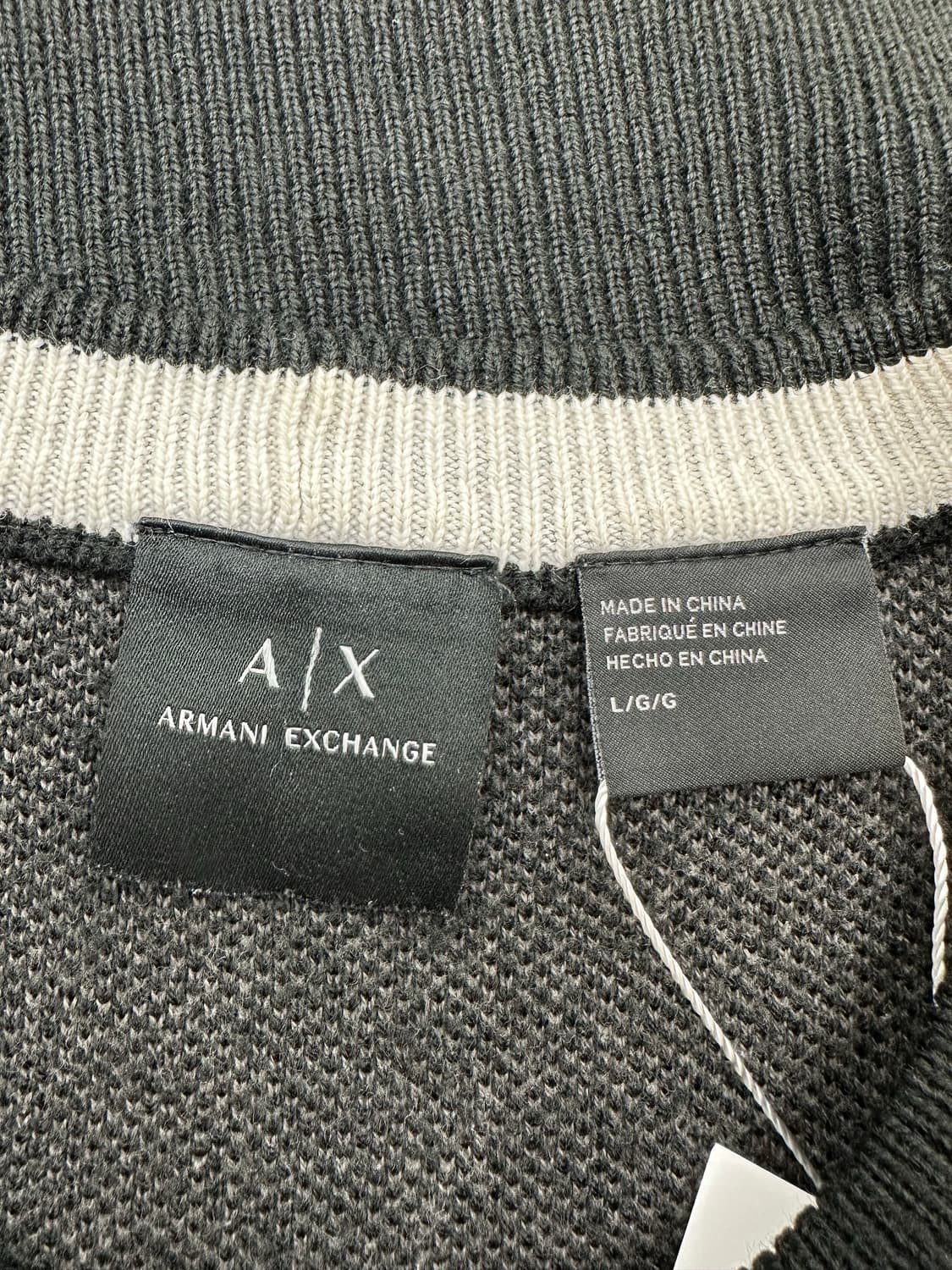 아르마니 익스체인지 로고 니트 스웨터 상품이미지6