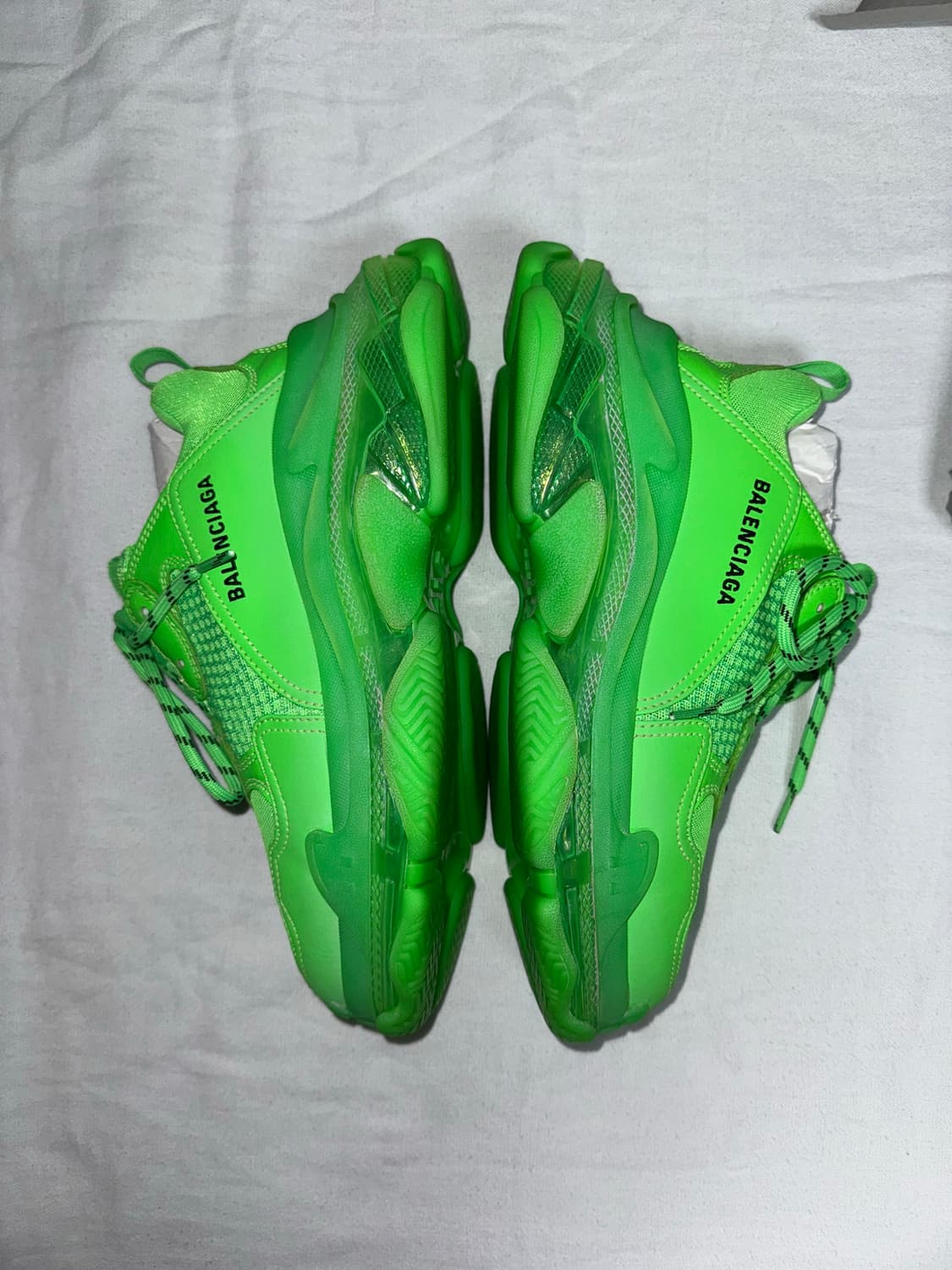 Balenciaga triple s neon fluo green 상품이미지3