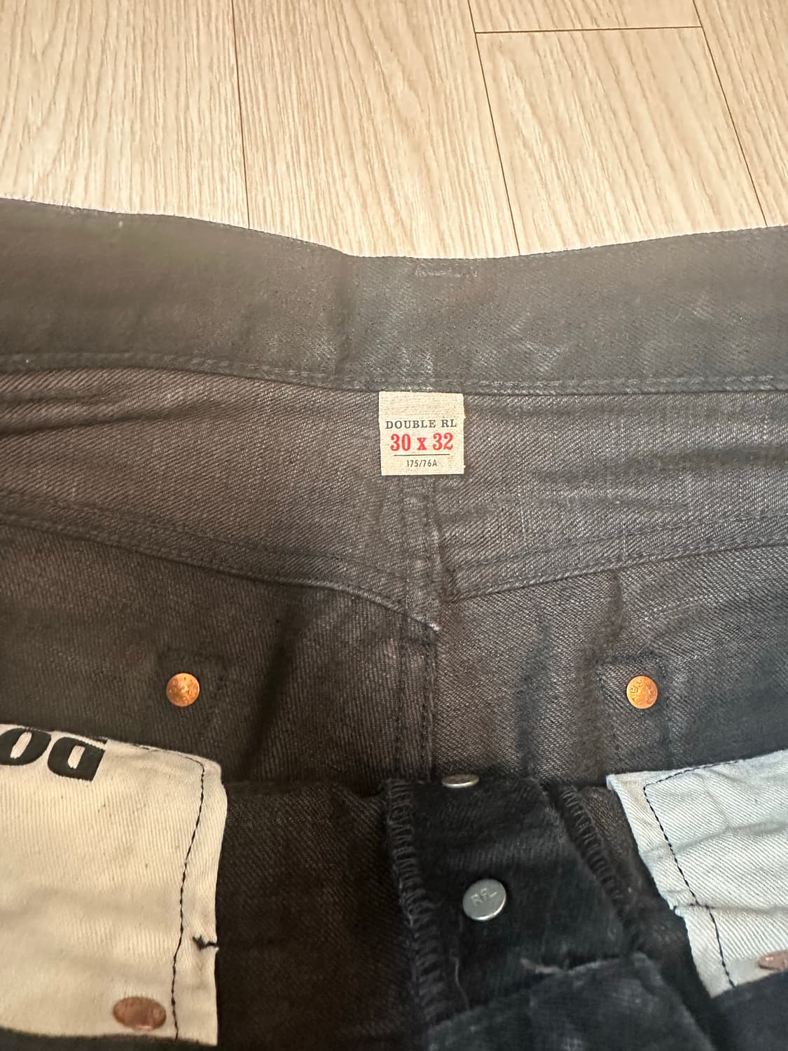 rrl 블랙온블랙 블온블 30/32 상품이미지3