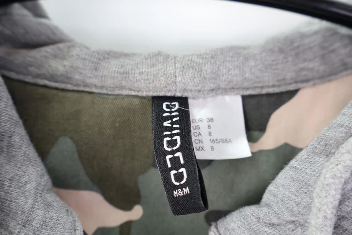 H&M 카키 후드집업 자켓 상품이미지9