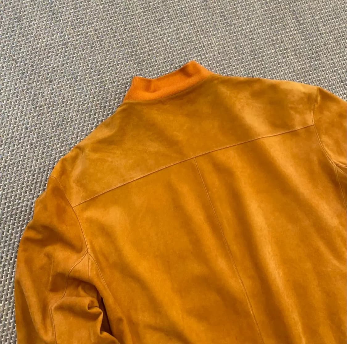 HERMES 에르메스 프랑스산 최상급 하이엔드 시그니처 오렌지 스웨이드  상품이미지5