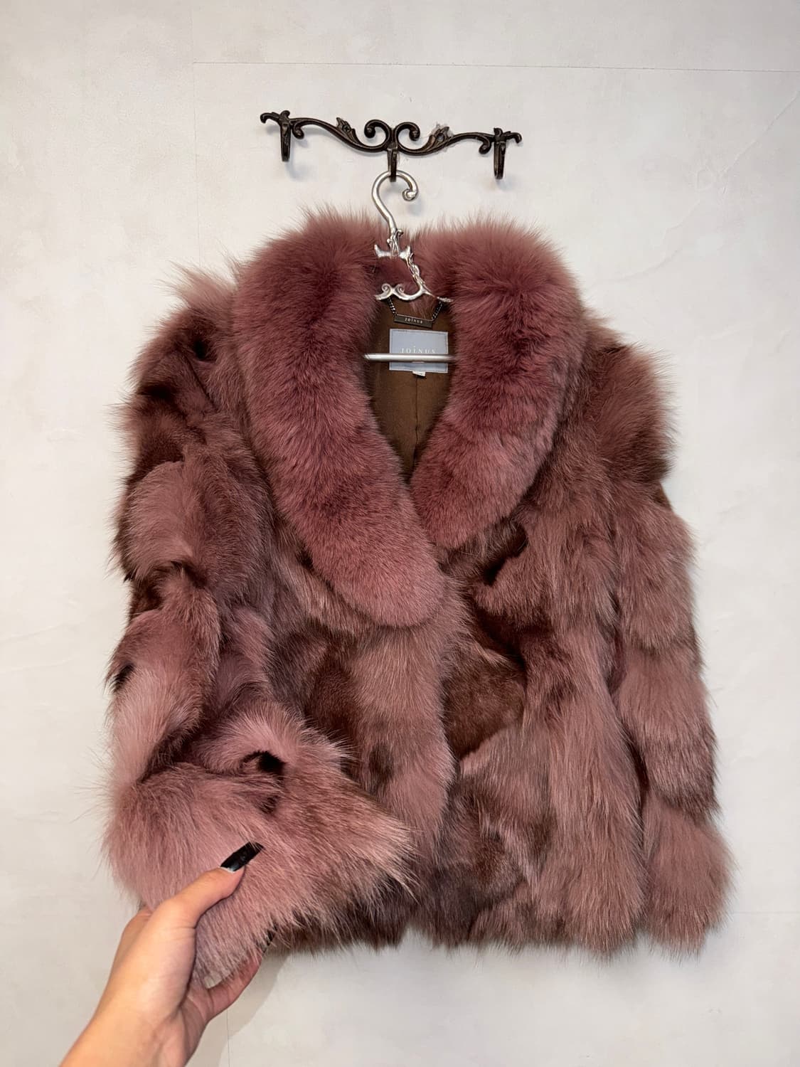 Mixed indi pink fox fur jacket  상품이미지2