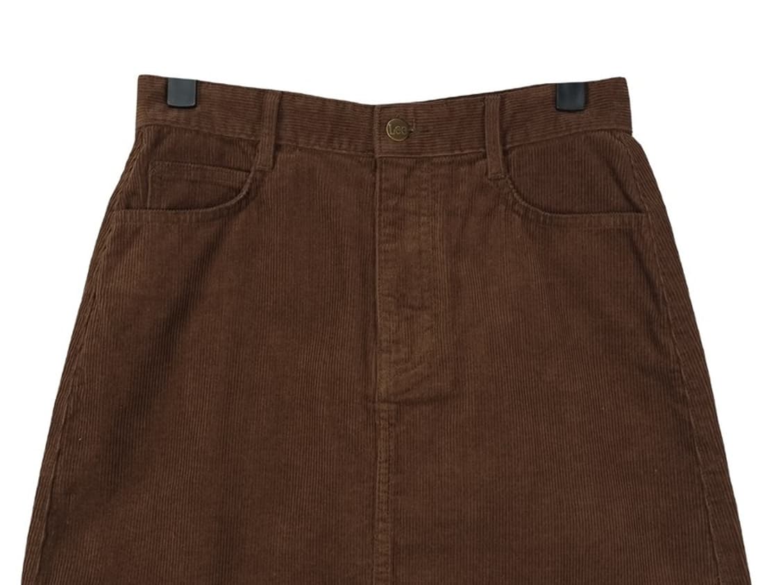 [리](새상품) 코듀로이 골덴 미니스커트 브라운 M18164 상품이미지4