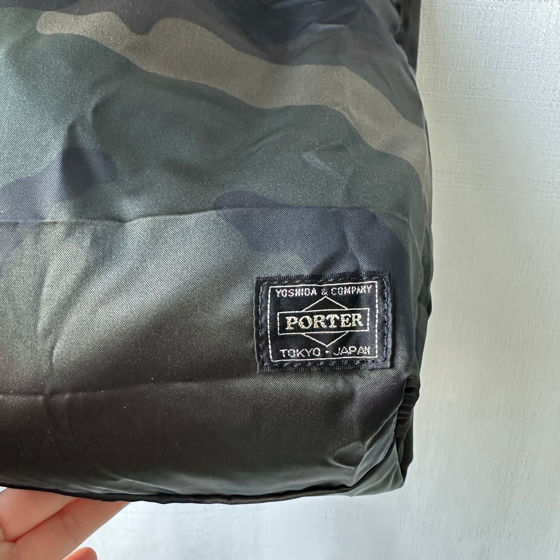 요시다 포터 패커블 쇼핑백 우드랜드 카모 상품이미지5