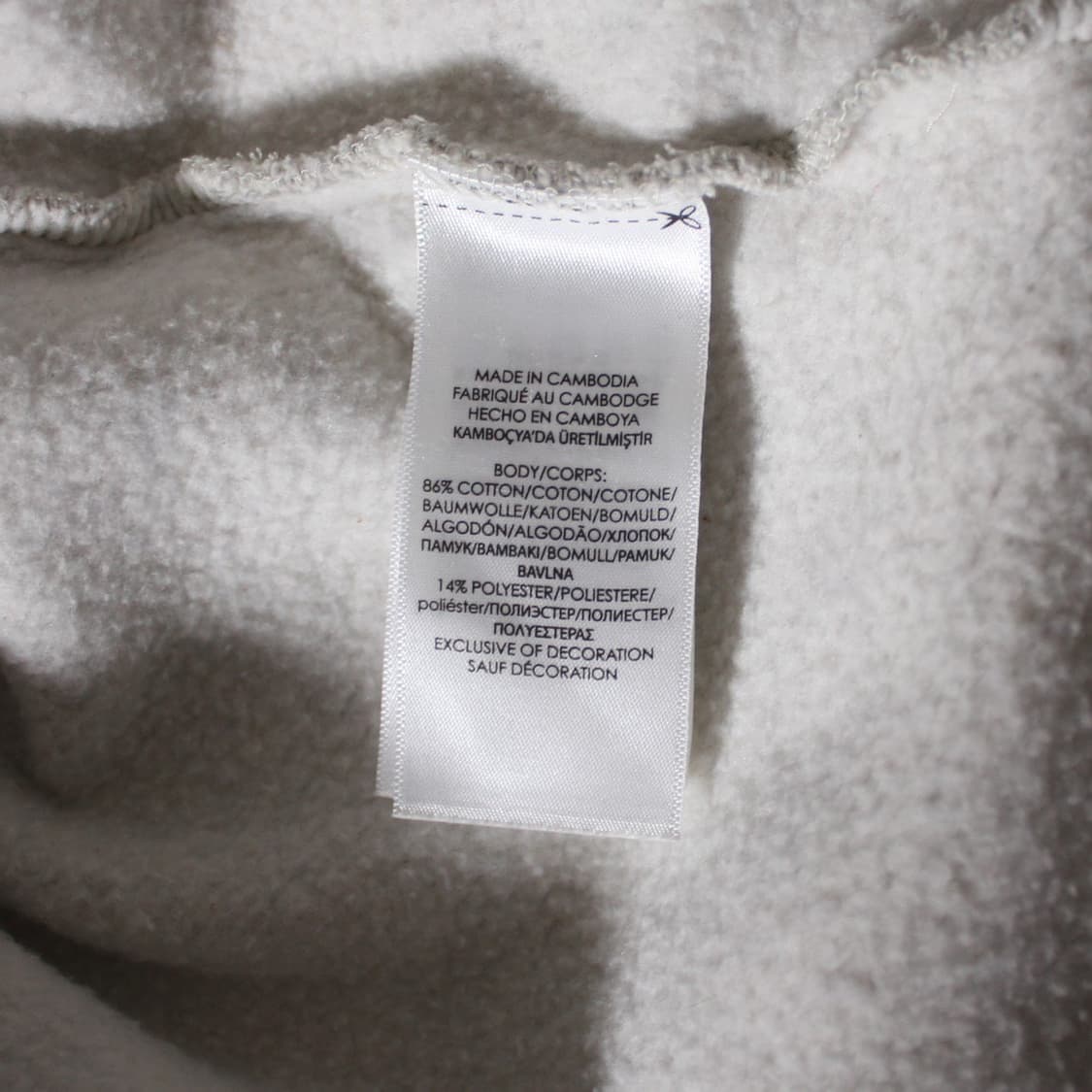 Polo 폴로 랄프로렌 기모 그레이 후드티 상품이미지6