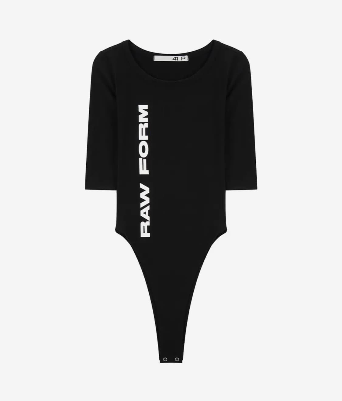 3/4 Sleeve Bodysuit 블랙 상품이미지2