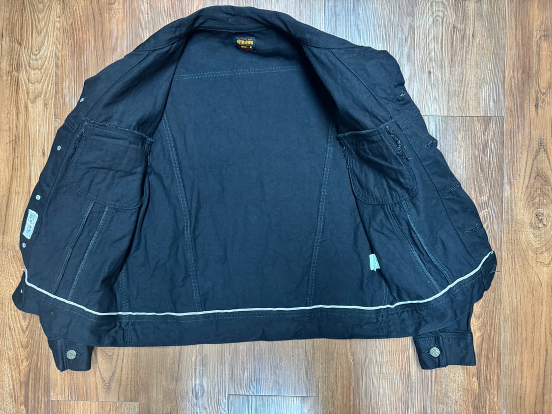 아웃스탠딩 50년대 라이더 셀비지 데님셋업 상품이미지3