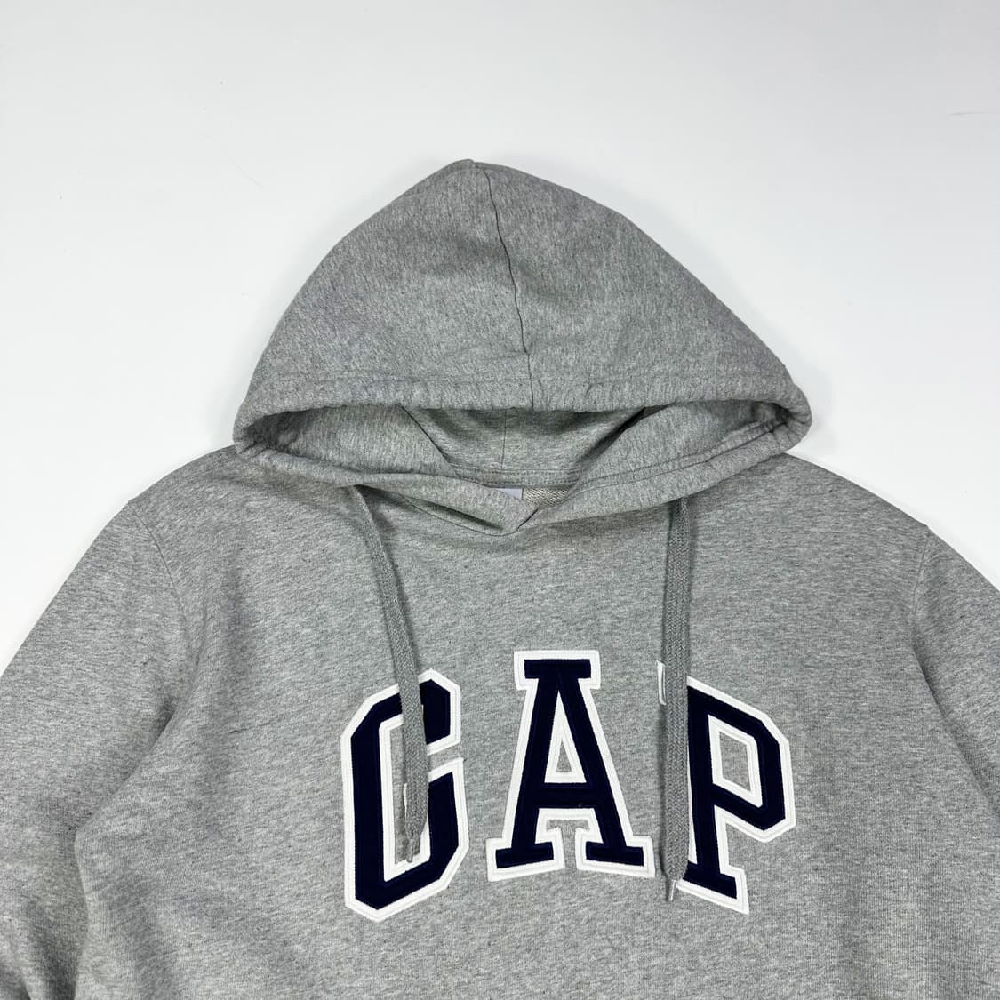 갭 gap 빅로고 그레이 후드티 (L) 상품이미지1