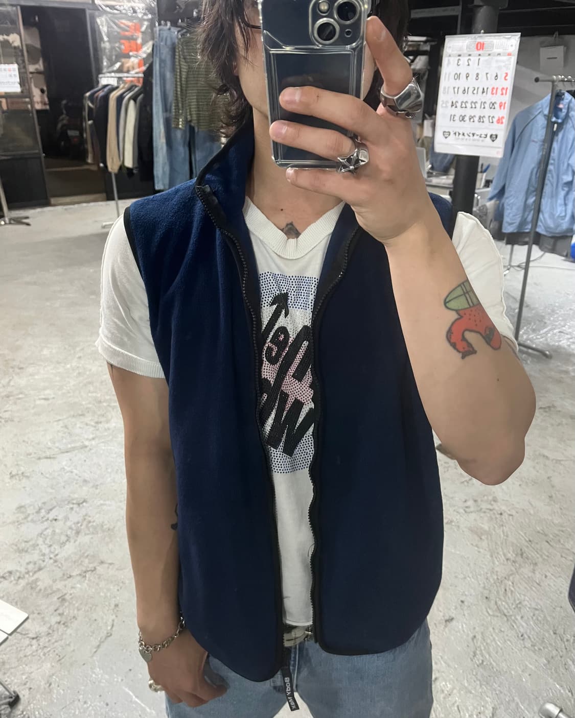 Body Max fleece vest zip up 상품이미지2