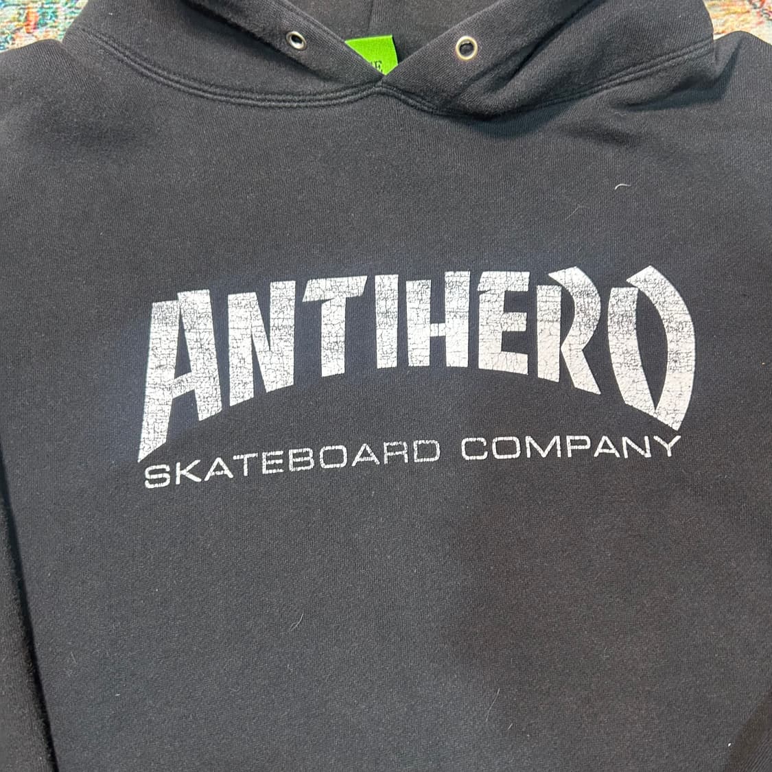 [L] 안티히어로 트레셔 로고 패러디 후드 상품이미지2