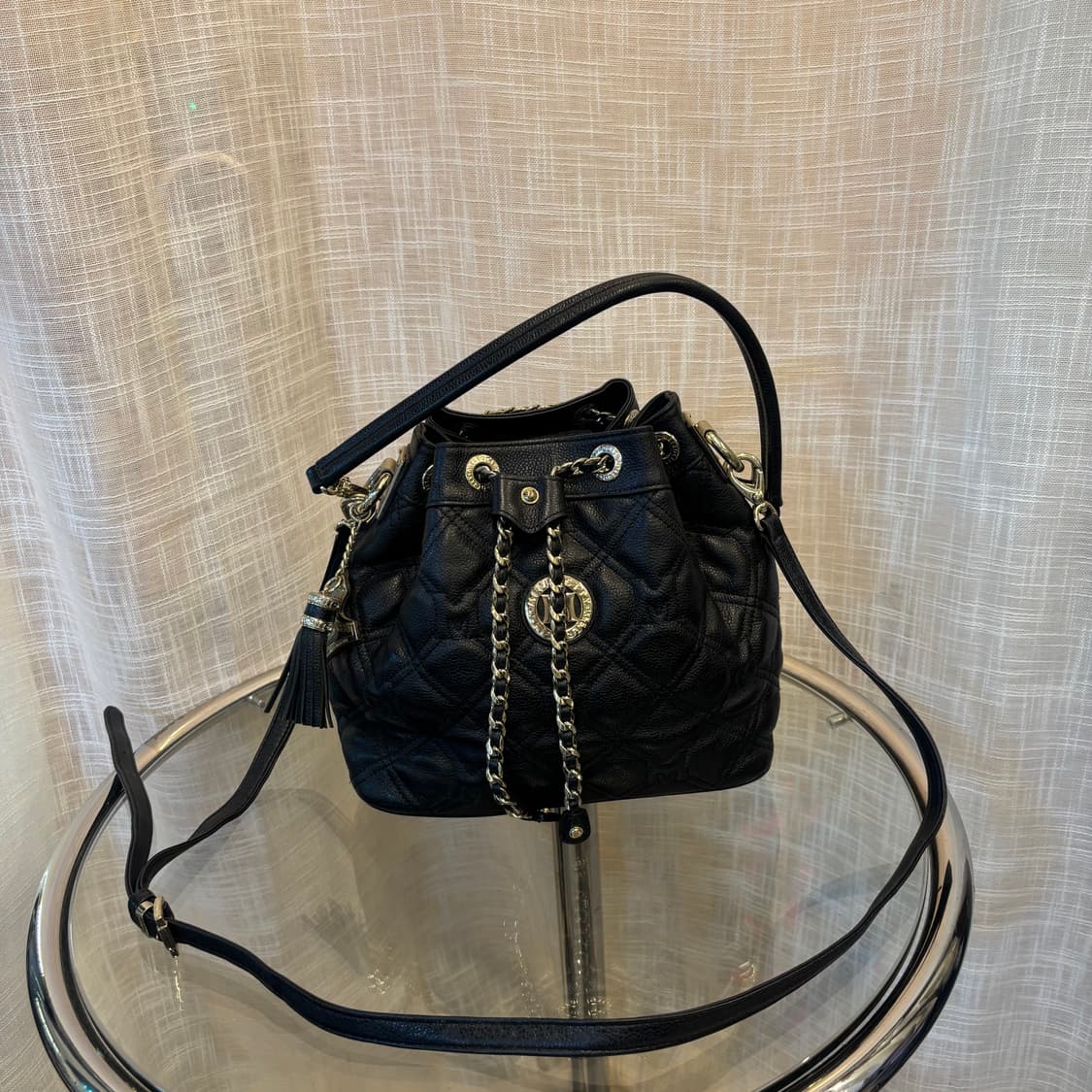 정품 메트로시티 퀄팅 복조리 토트백 크로스백 상품이미지1