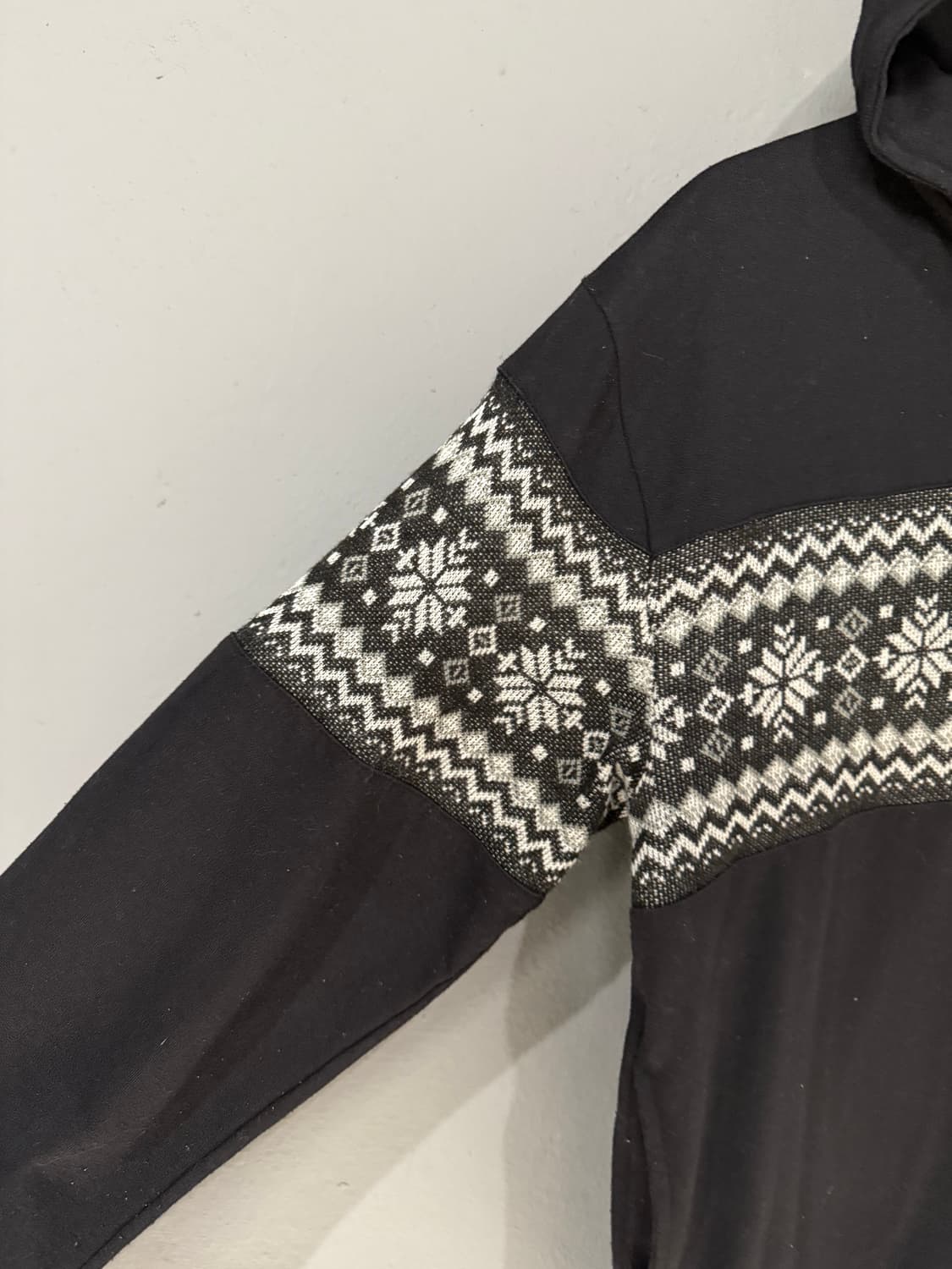 snow pattern point hood zip-up 상품이미지6