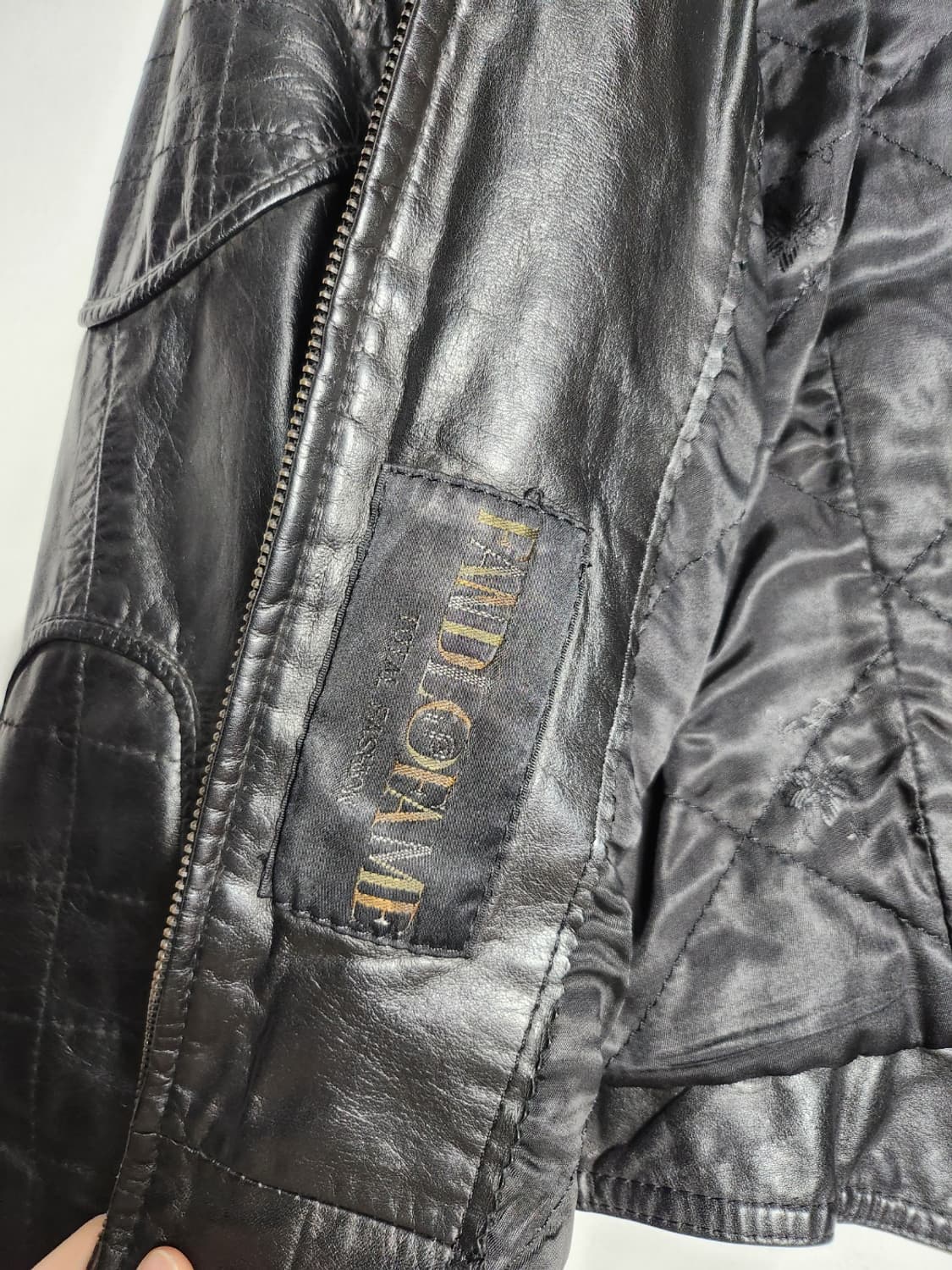 빈티지 가죽 자켓  상품이미지5