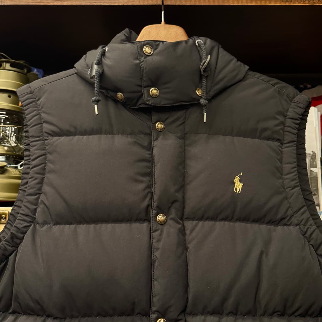 폴로 랄프로렌 신형 라벨 포니 로고 아웃도어 푸퍼 패딩 베스트 상품이미지3