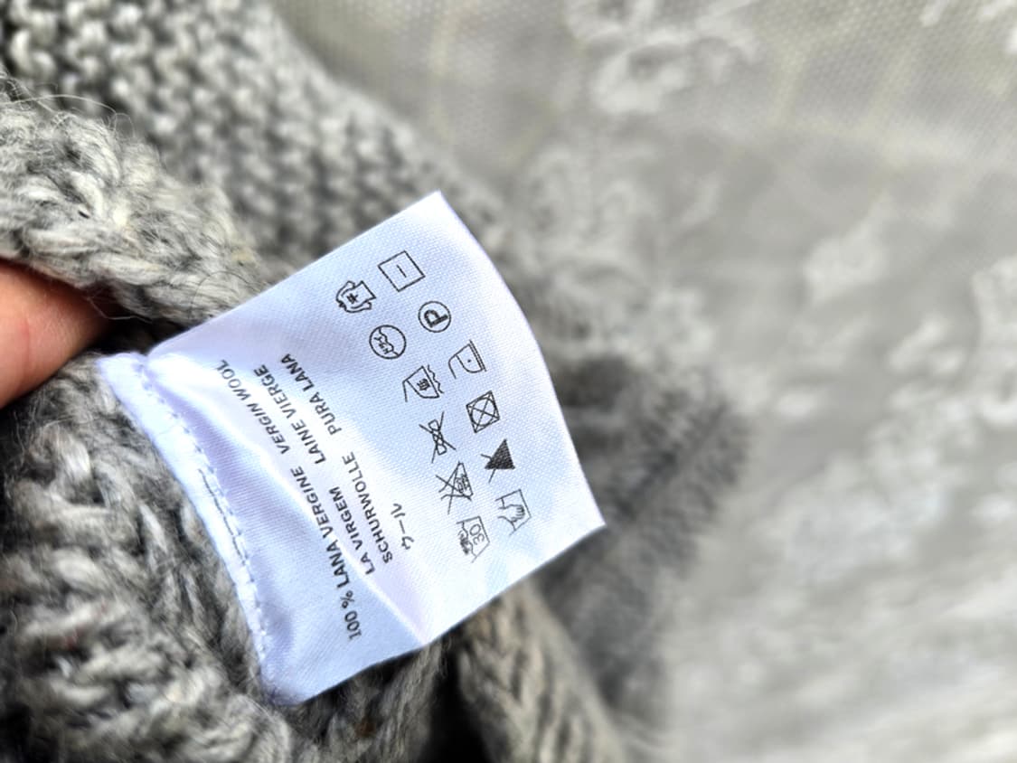 일본 기곳 네팔산 숄카라 니트자켓 상품이미지7