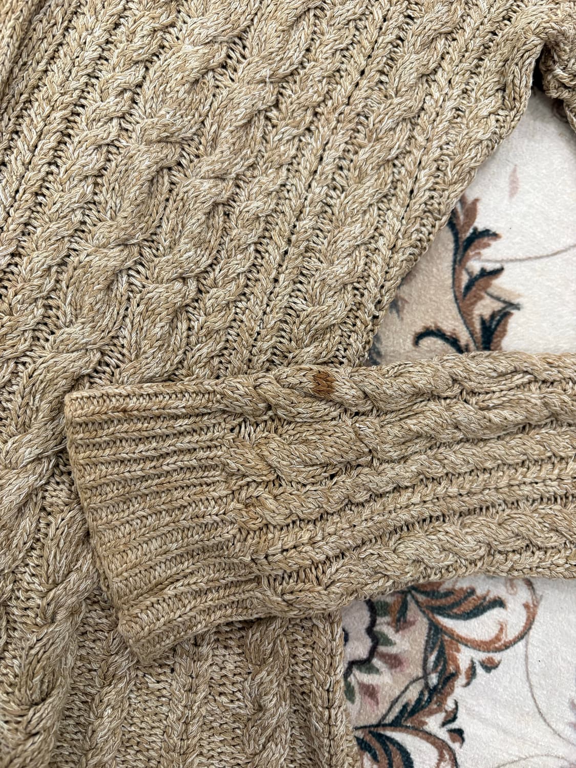 폴로랄프로렌 숄카라 케이블니트 가디건 상품이미지5