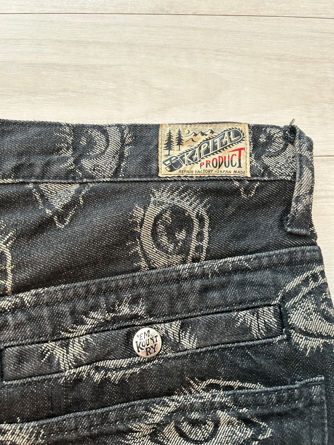 (3) 캐피탈 12oz 스피크이지 데님 배기 팬츠 상품이미지6