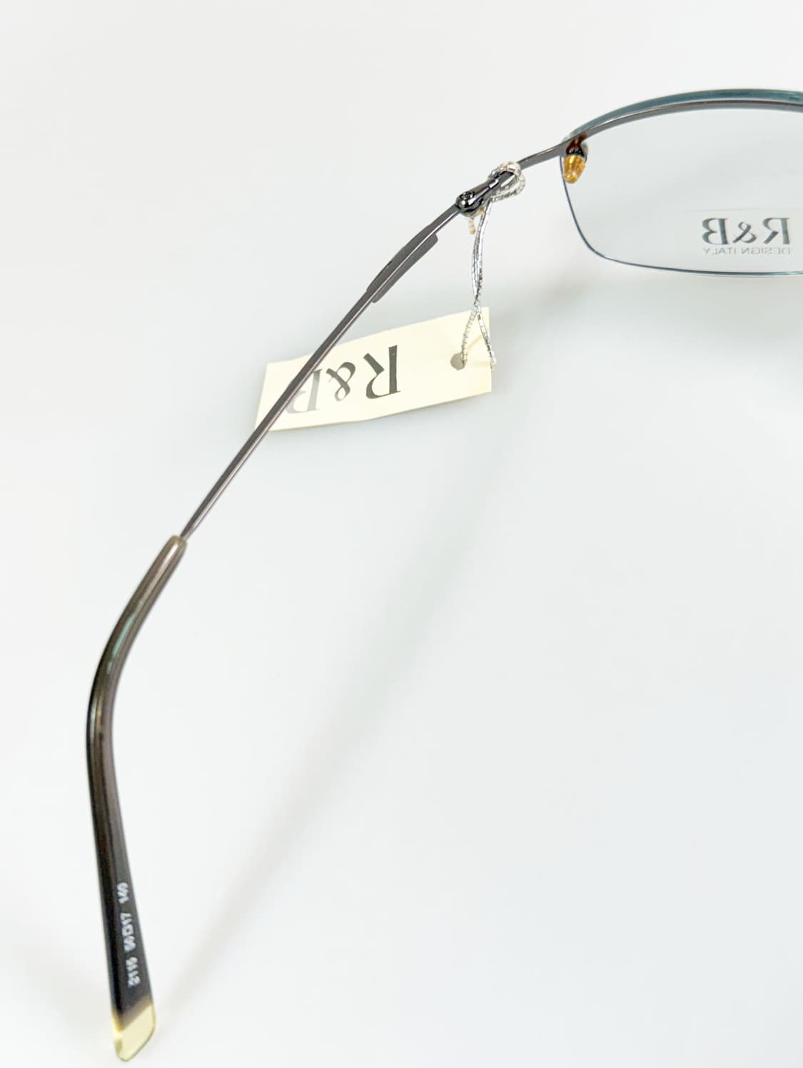 R&B EYEWEAR 무테 스퀘어 메탈 프레임 빈티지 안경 상품이미지7