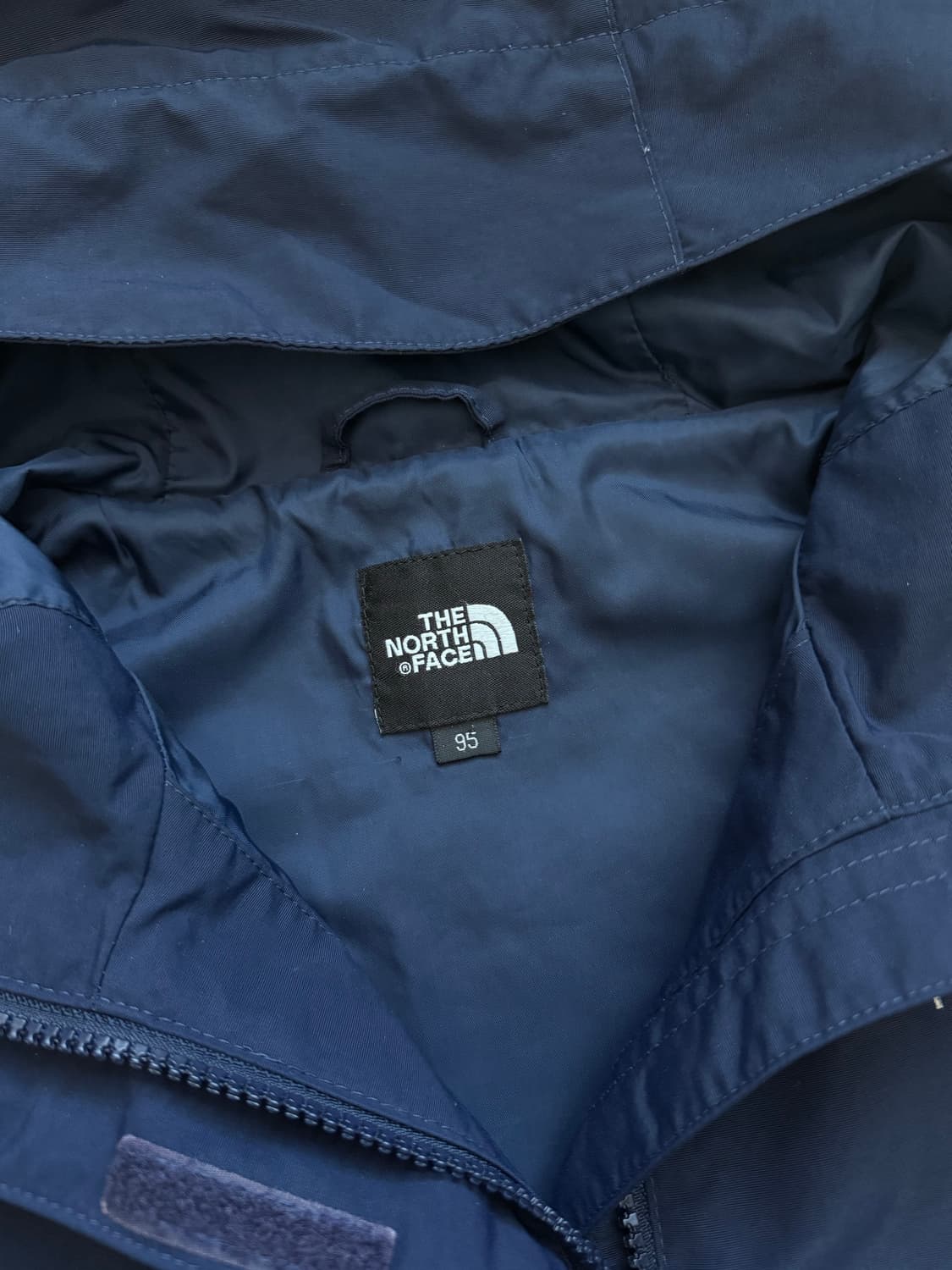 노스페이스 원드 로고 네이비 바람막이 자켓 상품이미지7